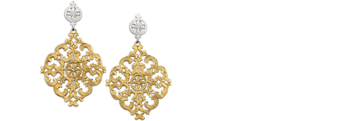 HIVE honeycomb sterling jewelry with honey crystal